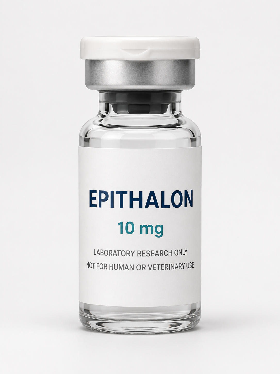 Catalog reference graphic; not a product photograph — Epithalon 10 mg.