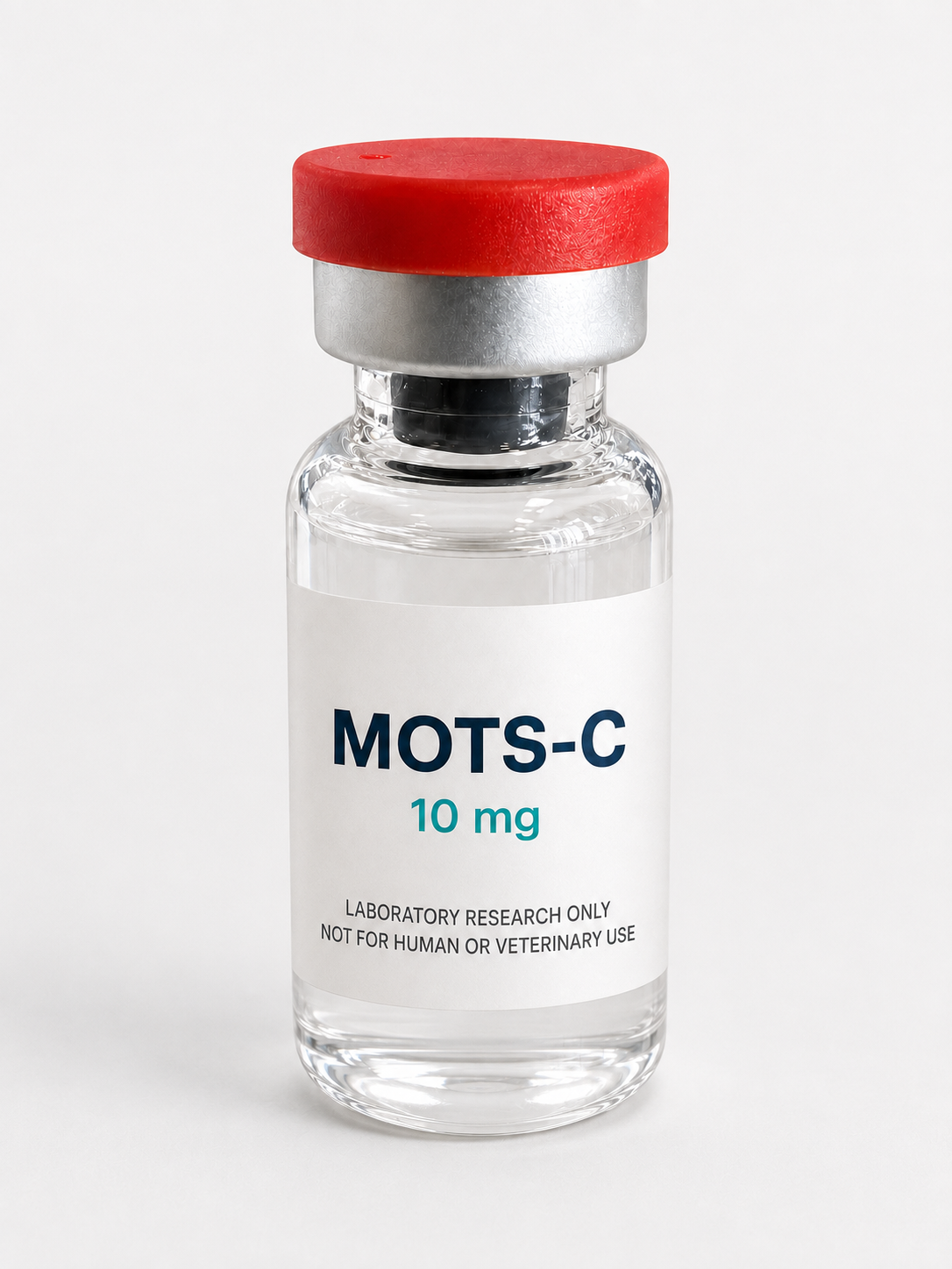 Catalog reference graphic; not a product photograph — MOTS-c 10 mg.