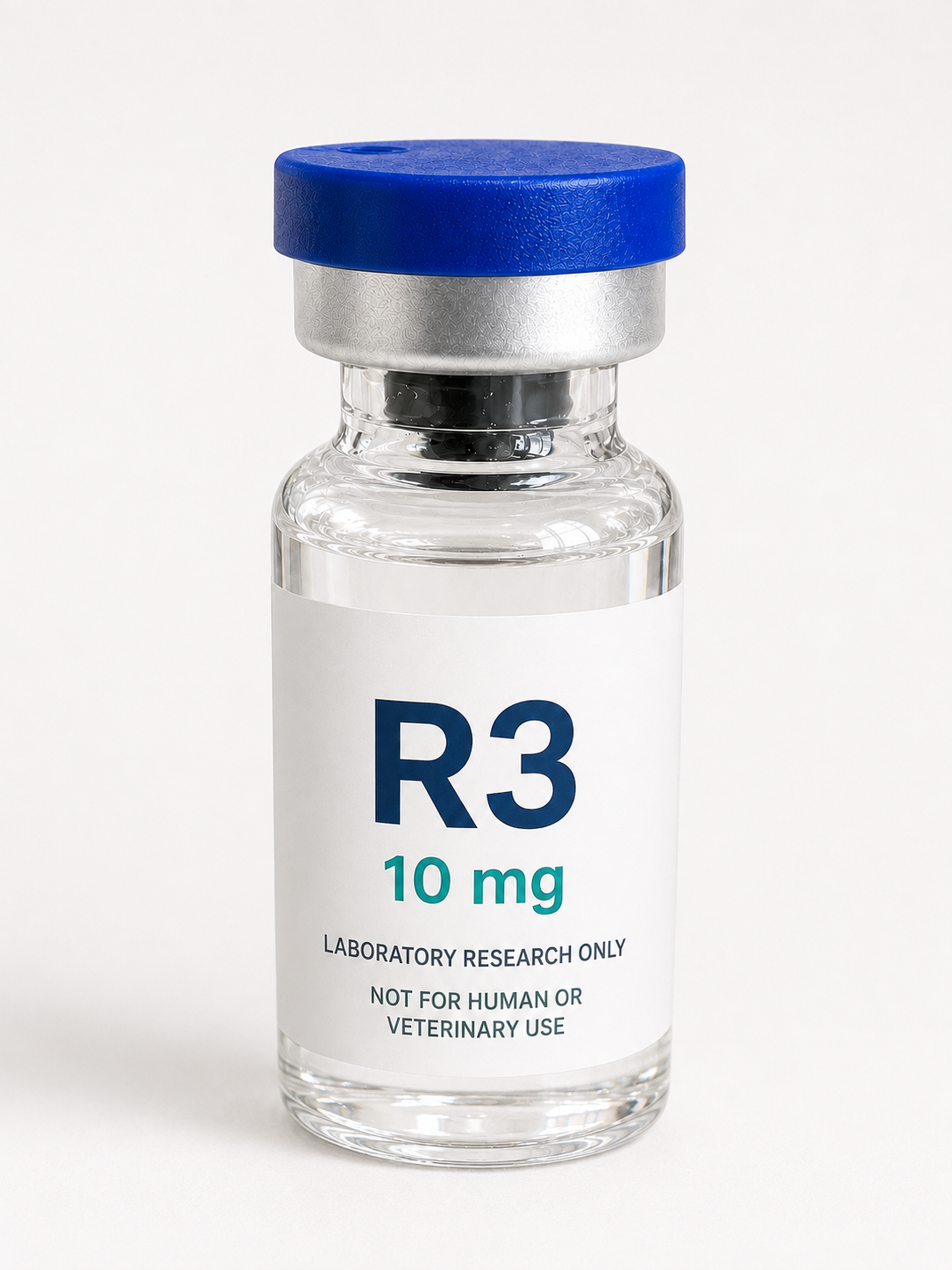Catalog reference graphic; not a product photograph — R3 10 mg.